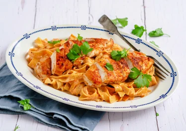 Cajun chicken Alfredo