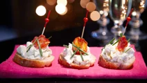 Pincho med chorizo