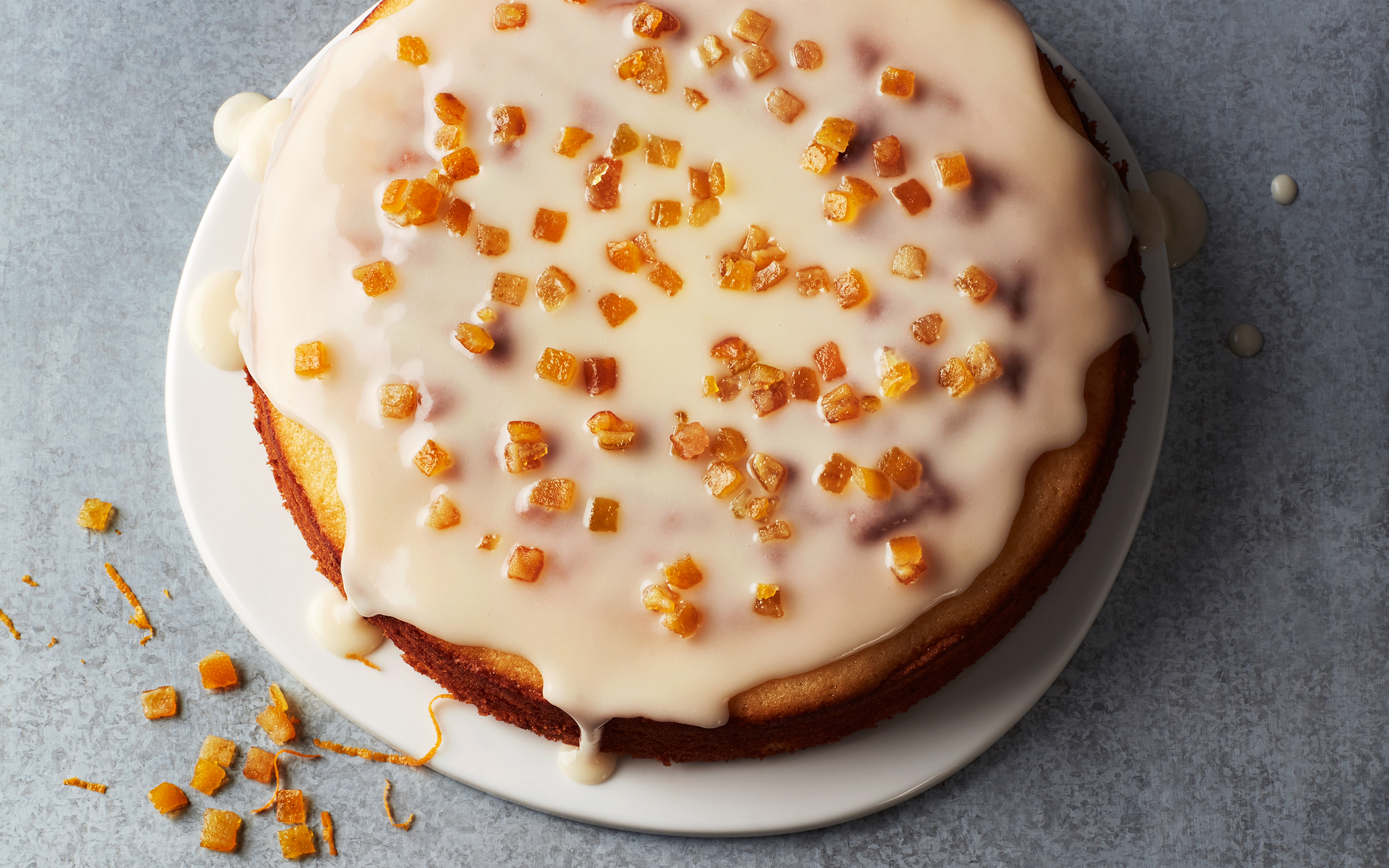 Ambrosiakaka med apelsin