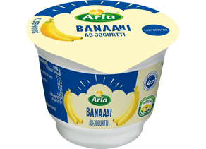 Arla AB-banaanijogurtti 100g laktoositon