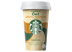 Starbucks Oat Caramel Macchiato Flavour Chilled Coffee 220ml