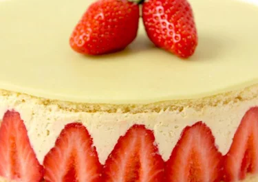 Lactose-free Fraisier