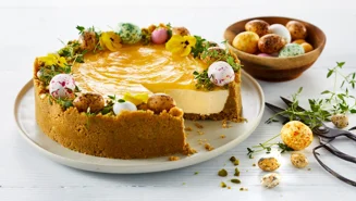 No-bake Easter cheesecake