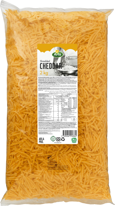 Red Cheddar Shredded 2kg