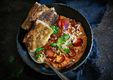 Hot chili med chorizo