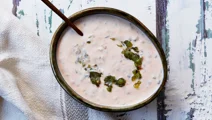 Hamburgerdressing med gräddfil