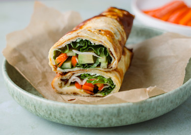 Proteiiniraejuustowrap-resepti