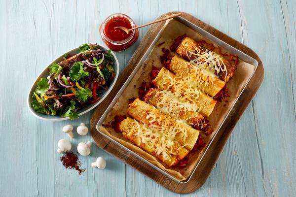 Enchiladas med biff