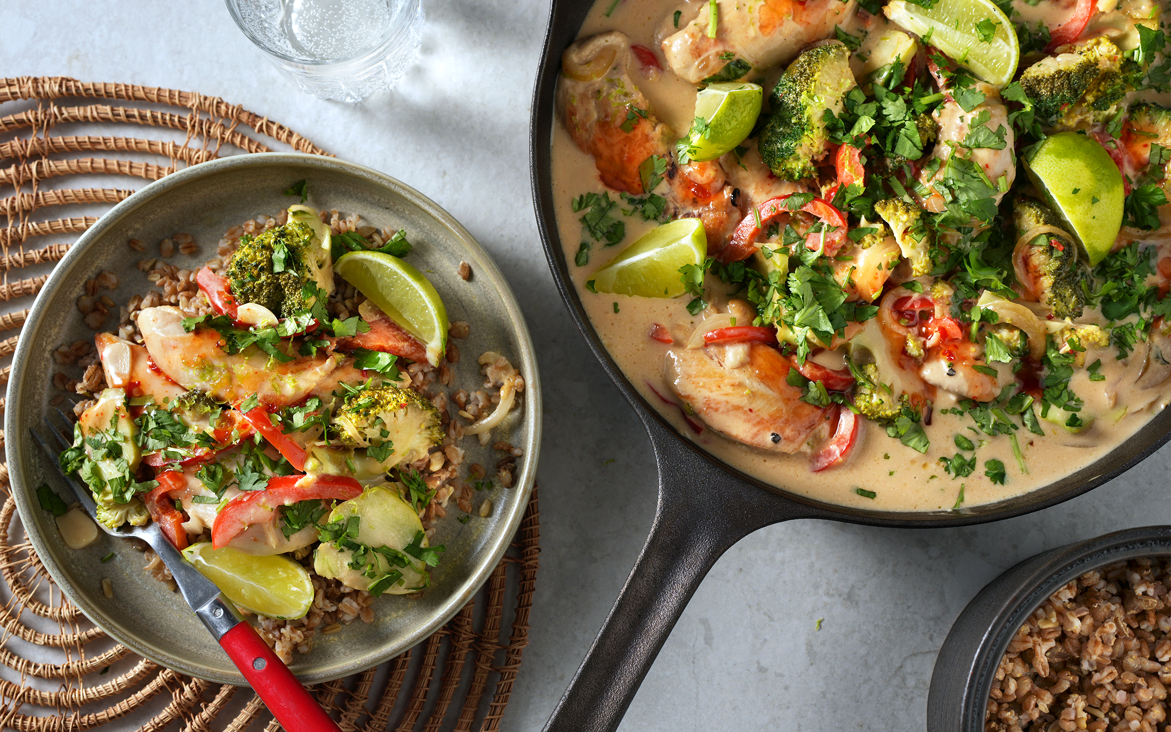 Kycklinggryta med sweet chili 