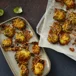 Air fryer smashed Brussels sprouts
