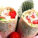Wrap med skinka och paprika