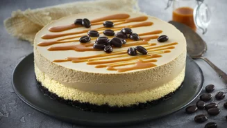 Lactose-free baked cheesecake