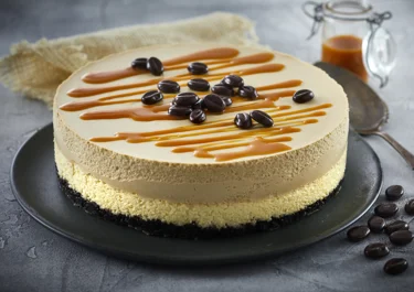 Lactose-free baked cheesecake