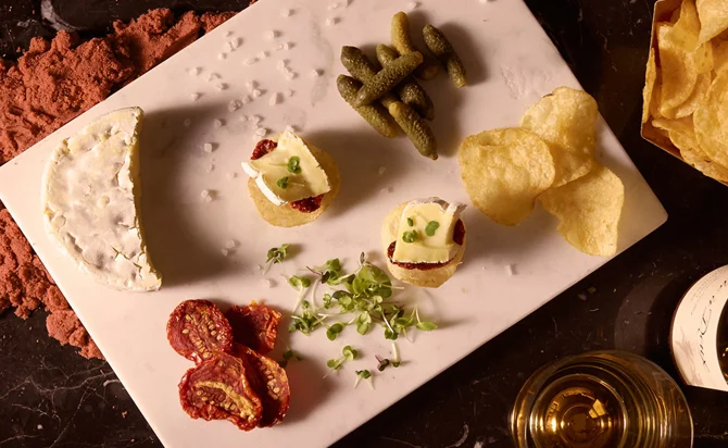 The martian cheese board