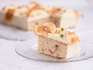 Apple Cake  with Cream Cheese  Cream