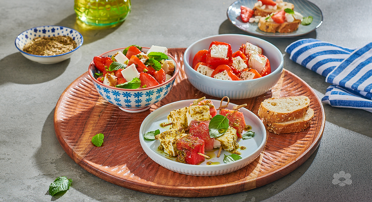 Feta Appetizers Trio