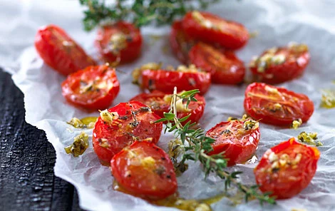 Semi-dried cherry tomatoes