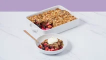 Apple and Plum Crisp