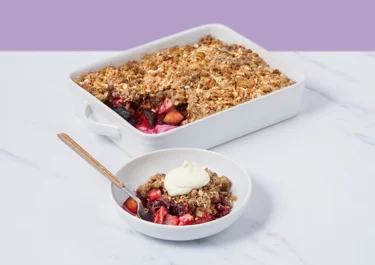 Apple and Plum Crisp