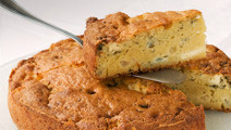 Cake με μπλε τυρί και αχλάδια