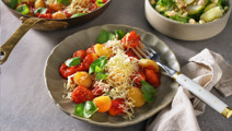 Stekt gnocchi med tomatsås