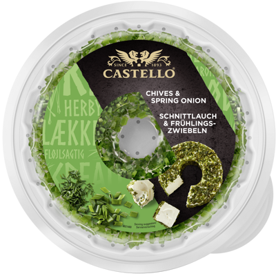 CASTELLO® SCHNITTLAUCH & FRÜHLINGSZWIEBELN FRISCHKÄSERING