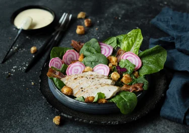 Caesarsallad med ostkrutonger