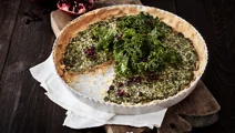 Glutenfri grönkålspaj