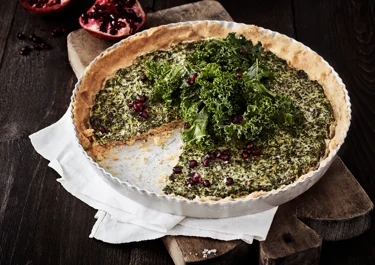 Glutenfri grönkålspaj
