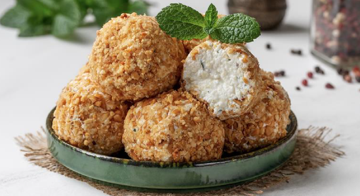Savory Mini White Cheese Balls