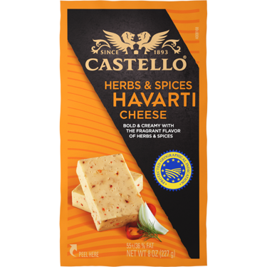 Castello® Herbs & Spices Havarti Cheese
