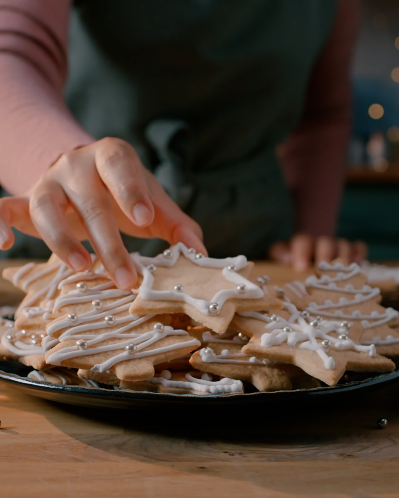 Galletas de mantequilla navideñas