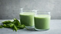 Grön yoghurtsmoothie