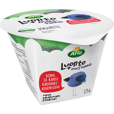 Arla Luonto+ AB mustikkajogurtti 175g laktoositon