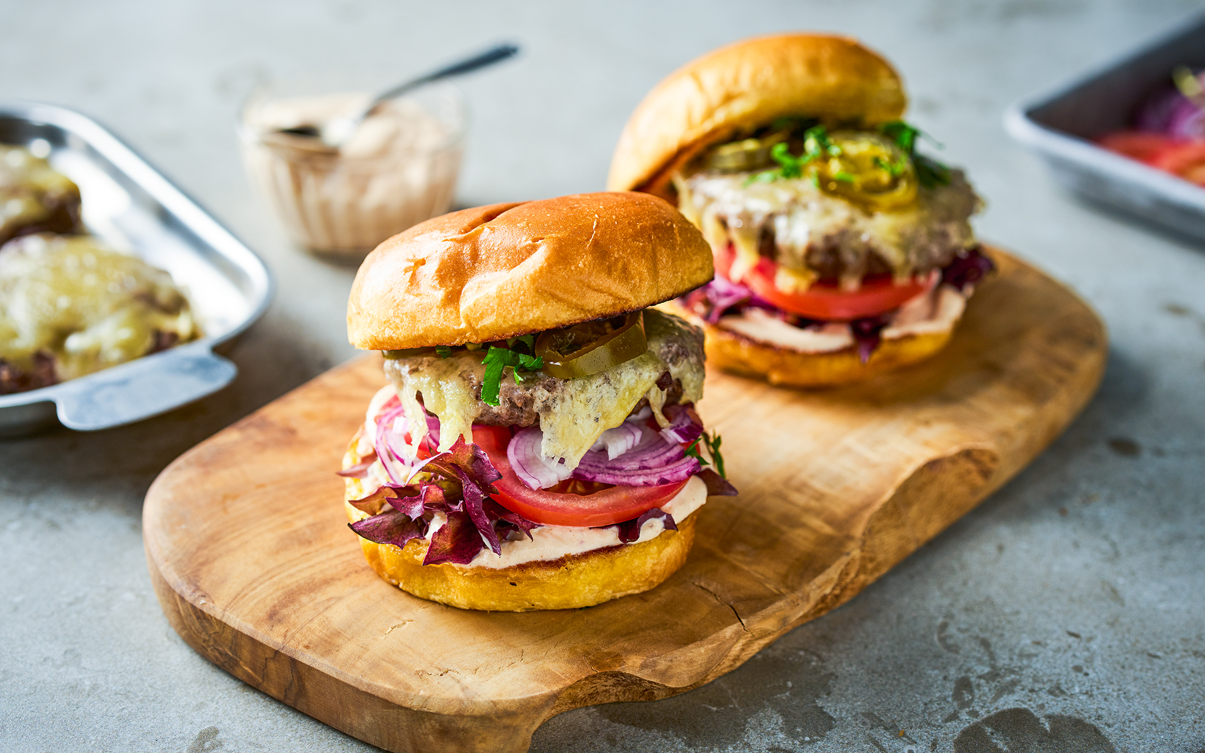 Hamburgare i airfryer