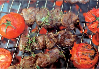 Grillspett med citron