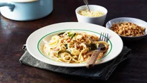 Pastasås med zucchini