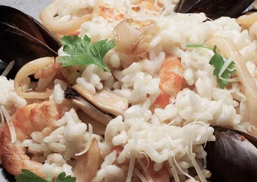 Falso risotto de mariscos