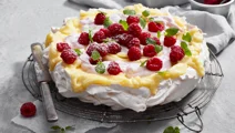 Pavlova med lemoncurd