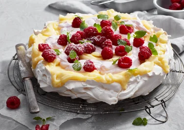 Pavlova med lemoncurd