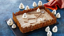 Halloweentårta med choklad