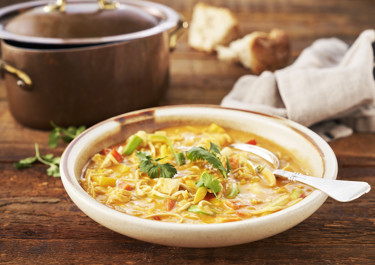 Nudelsuppe med kylling