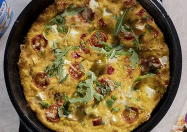 Frittata al estilo griego con Arla Apetina