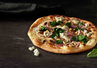 Sinihomejuustopizza