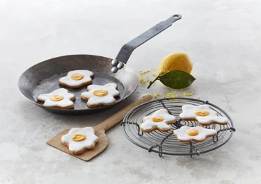 Gebakken ei paaskoekjes