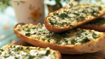 Gratinerad ostbaguette