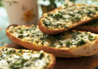 Gratinerad ostbaguette