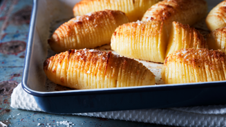 Hasselback potatoes