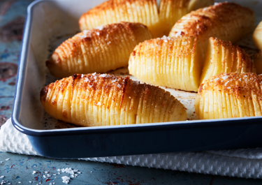Hasselback aardappelen