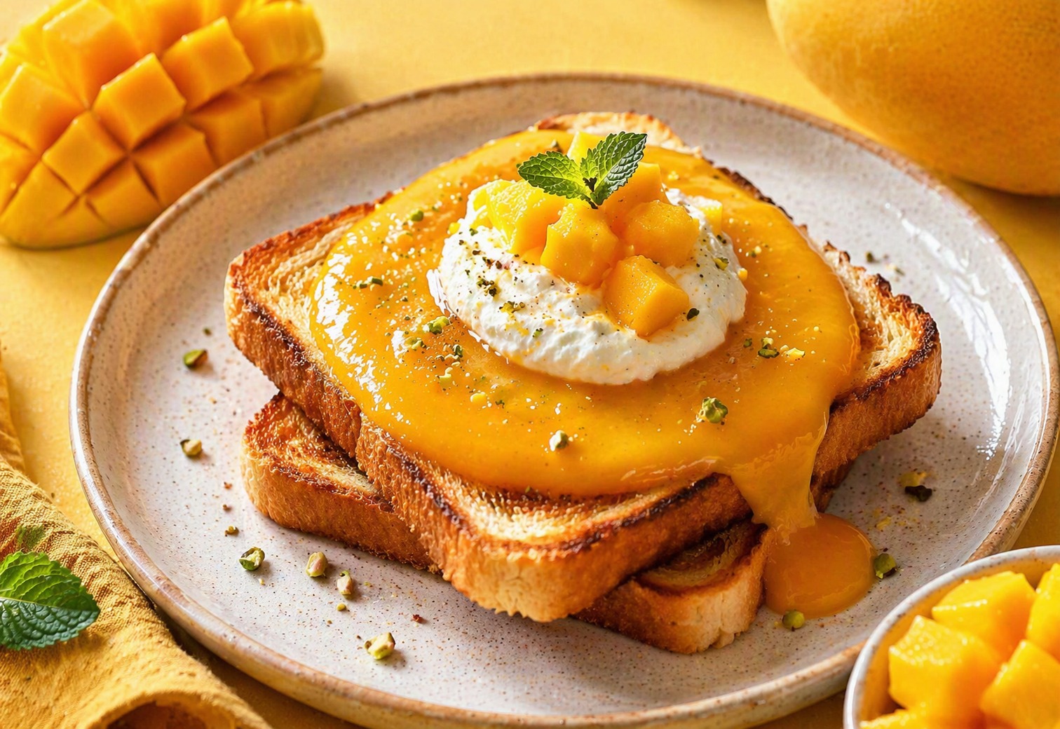 Aam Toast Delight
